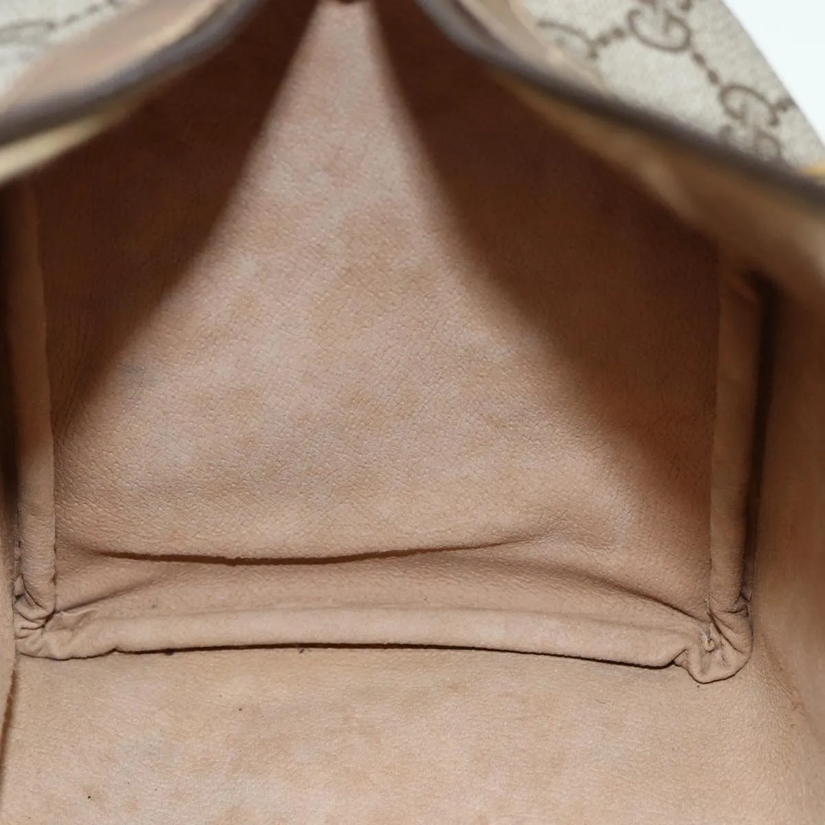 GUCCI GG Supreme Web Sherry Line Boston Bag PVC Beige 39 02 007 yk13664