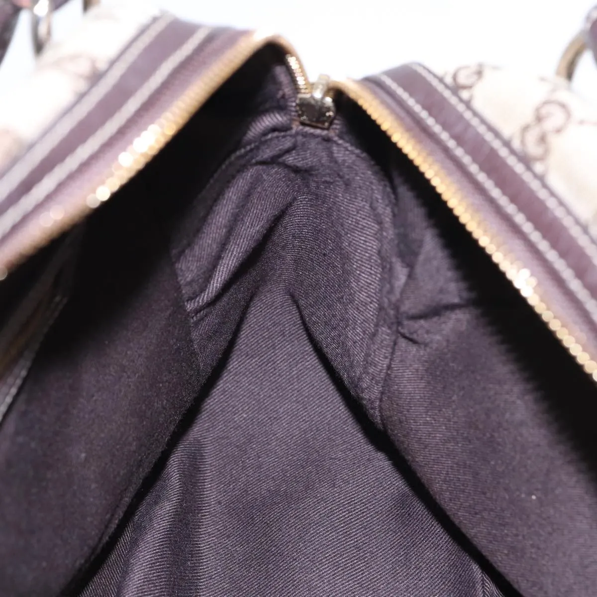 GUCCI Horsebit GG Canvas Boston Bag Beige 159398 mr355
