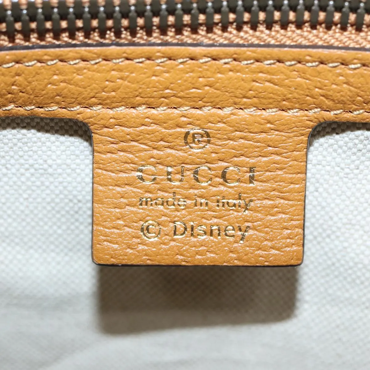 GUCCI Micro GG Supreme Disney Collaboration Bag PVC Brown 547953 83984