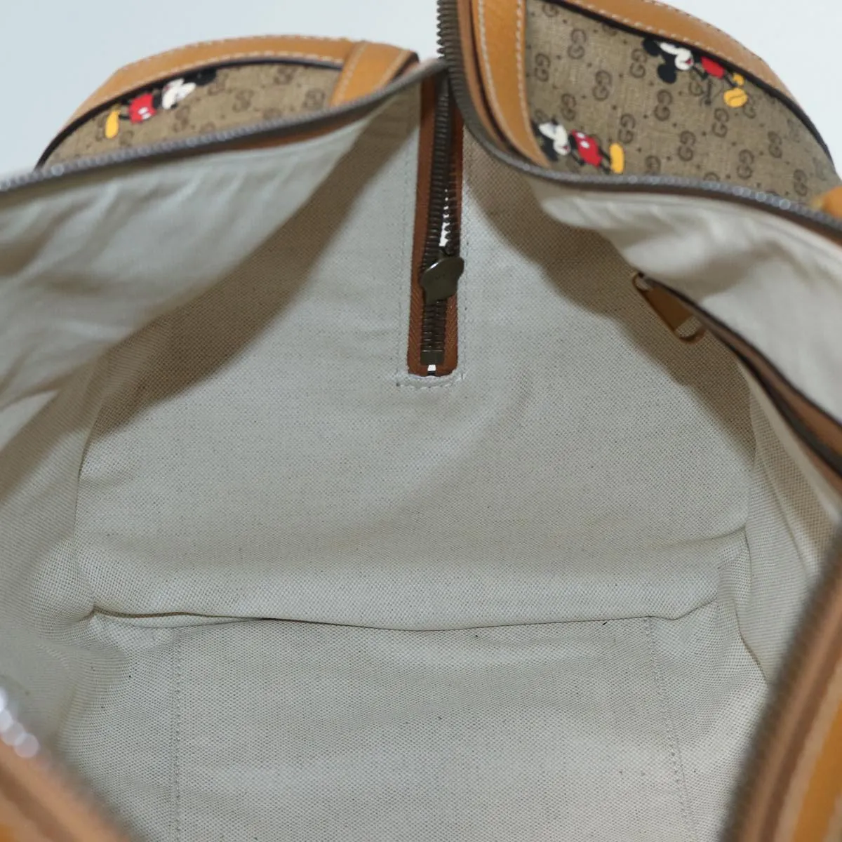 GUCCI Micro GG Supreme Disney Collaboration Bag PVC Brown 547953 83984