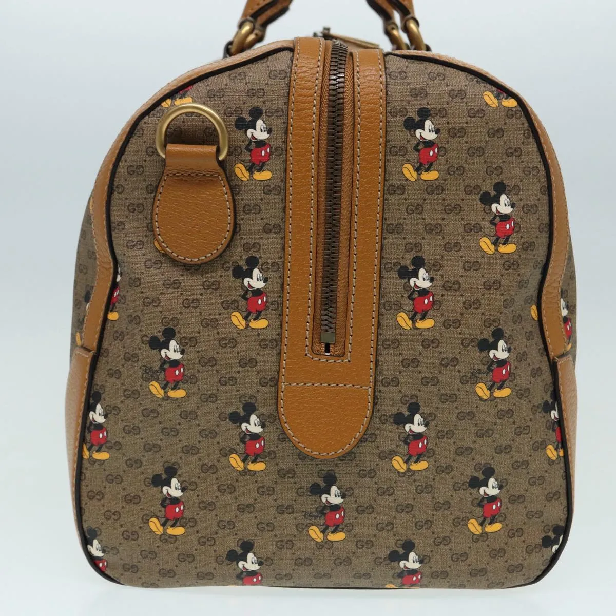 GUCCI Micro GG Supreme Disney Collaboration Bag PVC Brown 547953 83984