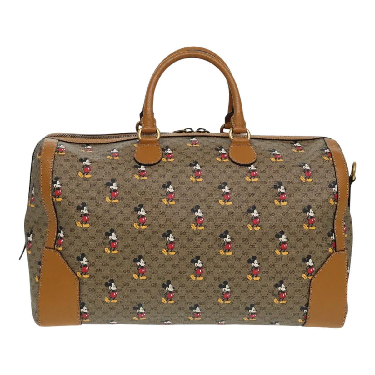 GUCCI Micro GG Supreme Disney Collaboration Bag PVC Brown 547953 83984
