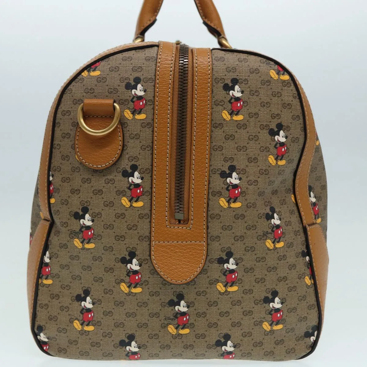 GUCCI Micro GG Supreme Disney Collaboration Bag PVC Brown 547953 83984