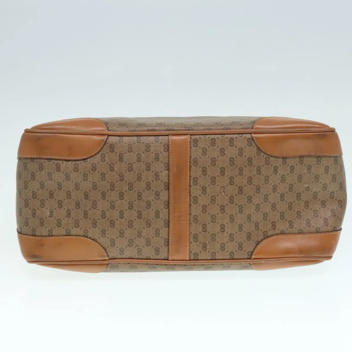 GUCCI Micro GG Supreme Mini Boston Bag PVC Beige 002 084 0033 ki4936