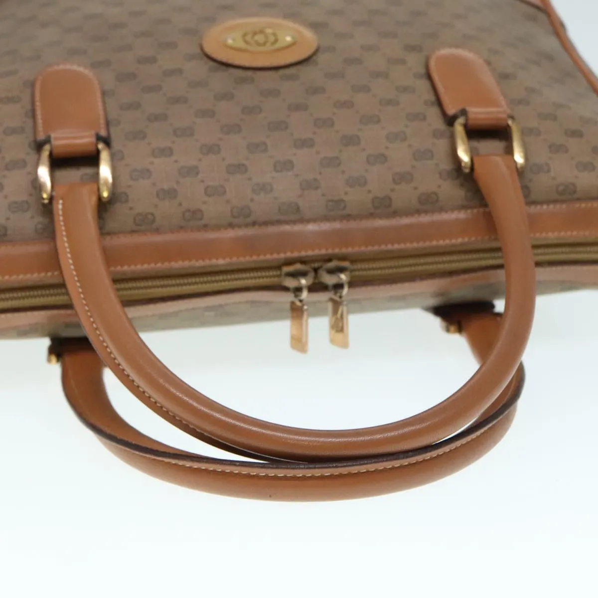 GUCCI Micro GG Supreme Mini Boston Bag PVC Beige 002 084 0033 ki4936
