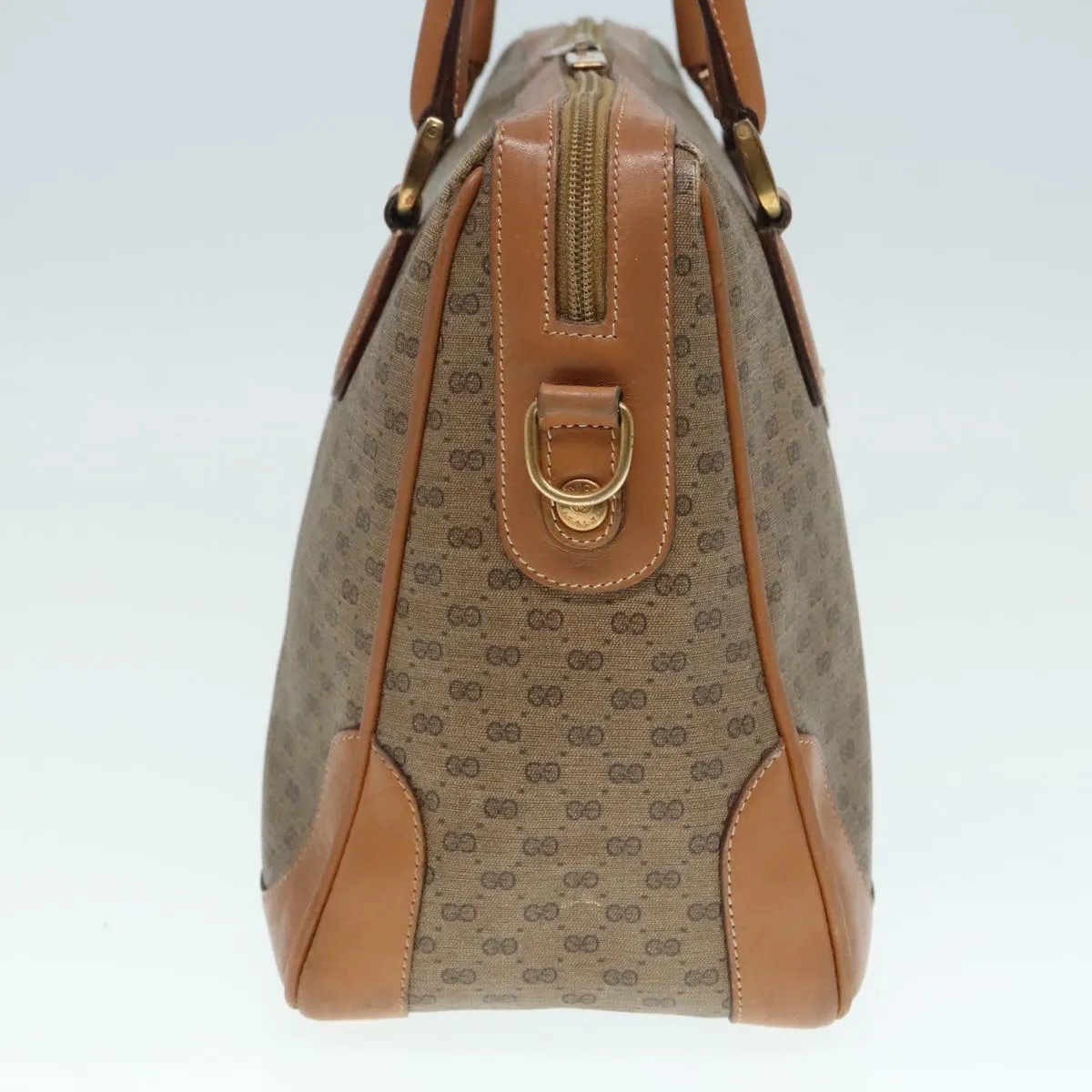 GUCCI Micro GG Supreme Mini Boston Bag PVC Beige 002 084 0033 ki4936