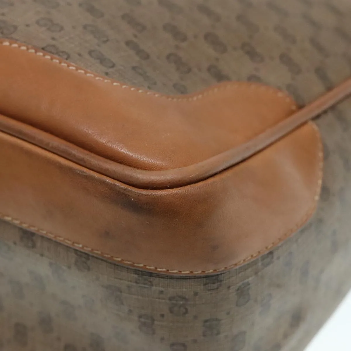 GUCCI Micro GG Supreme Mini Boston Bag PVC Beige 002 084 0033 ki4936