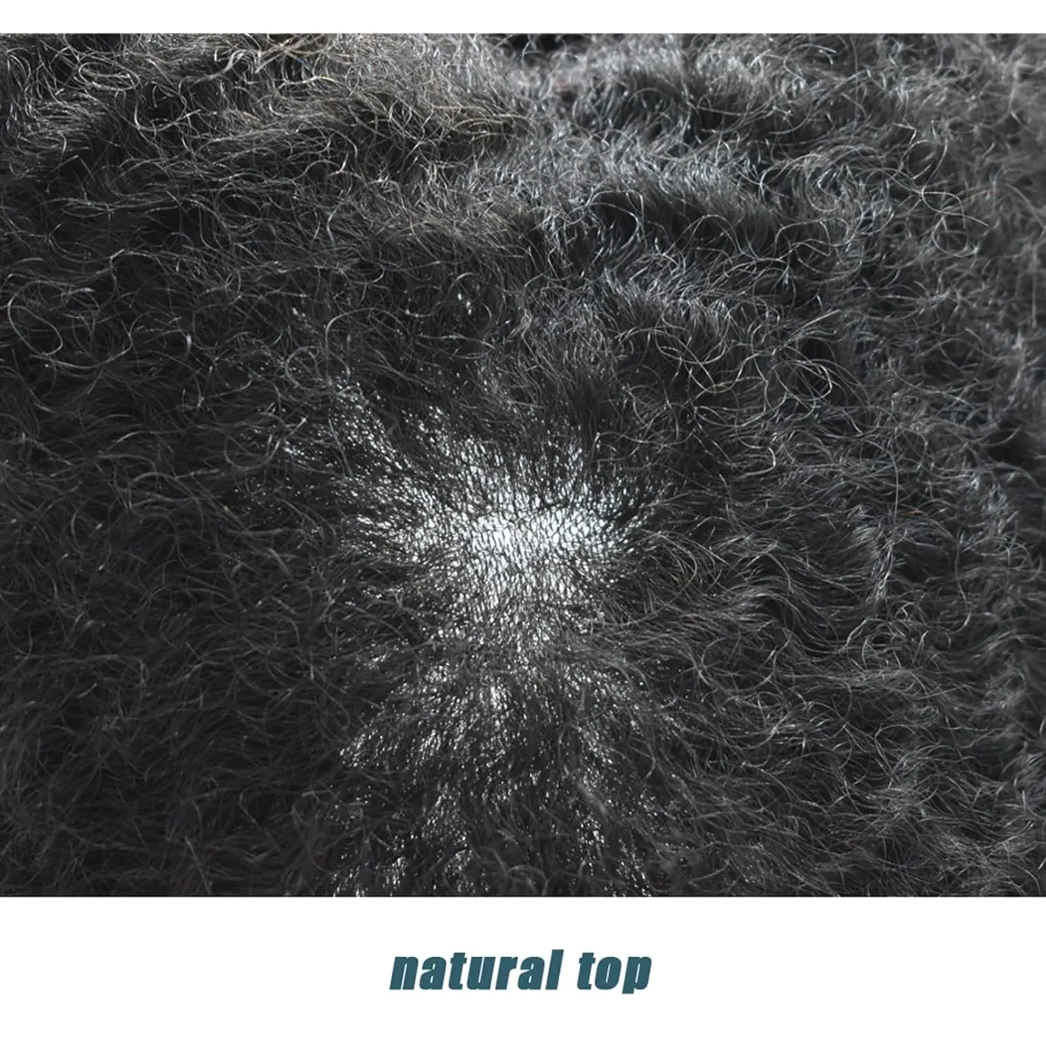 Hair Units for Black Mens Afro Toupee Curly Human Hair Replacement Full Lace Mens Hairpiece System Coily Hair Piece Men Weave Units (1# Jet Black, 8MM Afro Wavy)