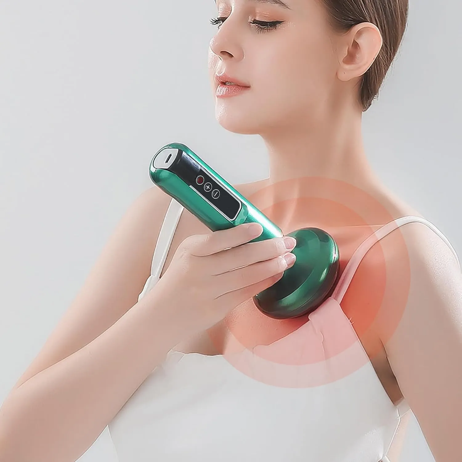 Handheld Cellulite Remover 2025 Cordless Body Shaping Machine Vibrating Massager 6 Speed for Legs Arms Back Portable Home Use (Grey, One Size)