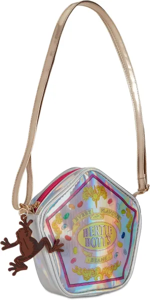 Harry Potter Wizarding World, Hogwarts Honeydukes Crossbody Purse for Girls, Adjustable Strap, Iridescent & Metallic Material