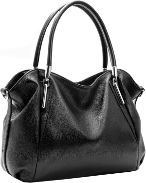 HESHE Genuine Leather Purses and Handbags for Women Shoulder Bags Tote Handbag Ladies Designer Hobo Satchel Crossbody Bag