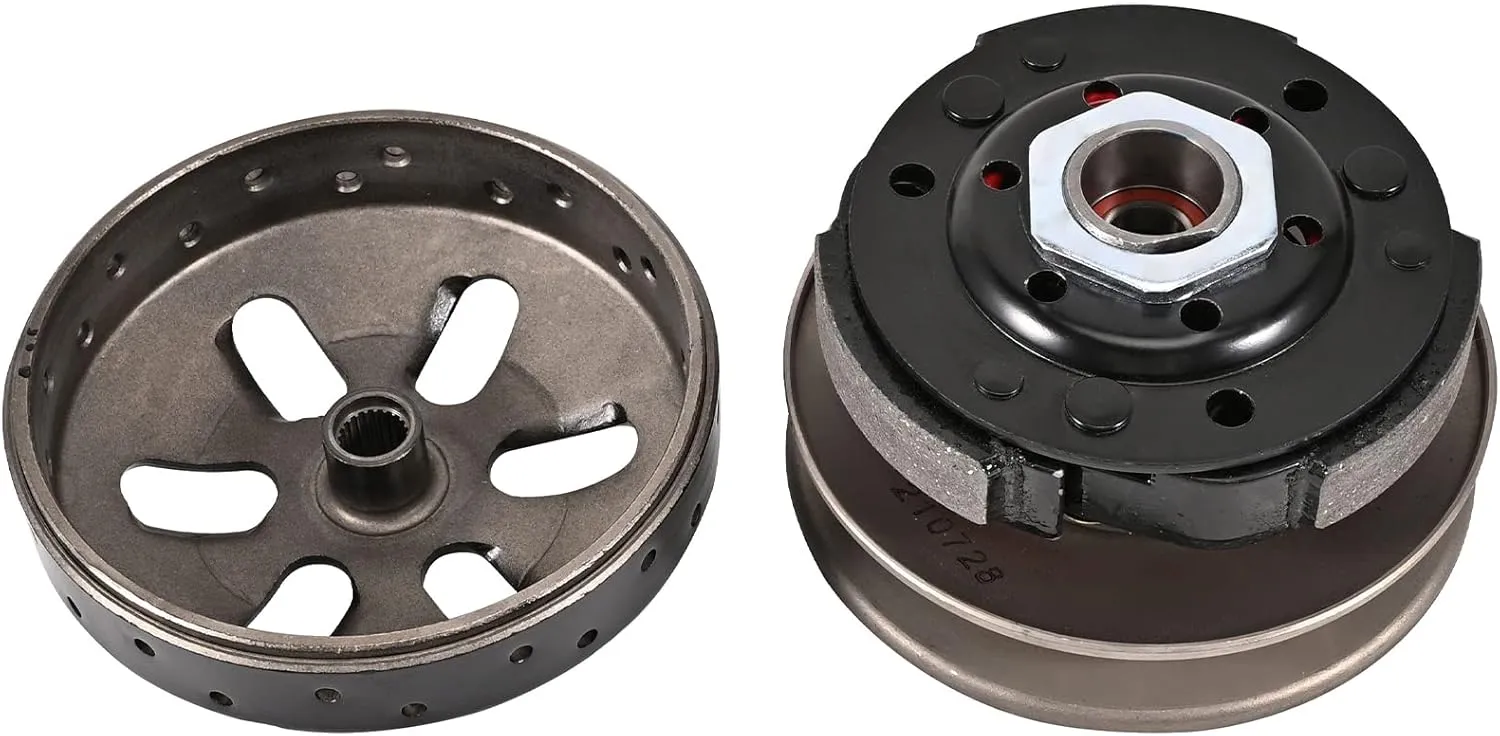 High Performance Racing Clutch Set for GY6 50cc 80cc 139QMB 147QMD Engine Scooter Moped ATV Go-Kart (GY6-50/80CC)