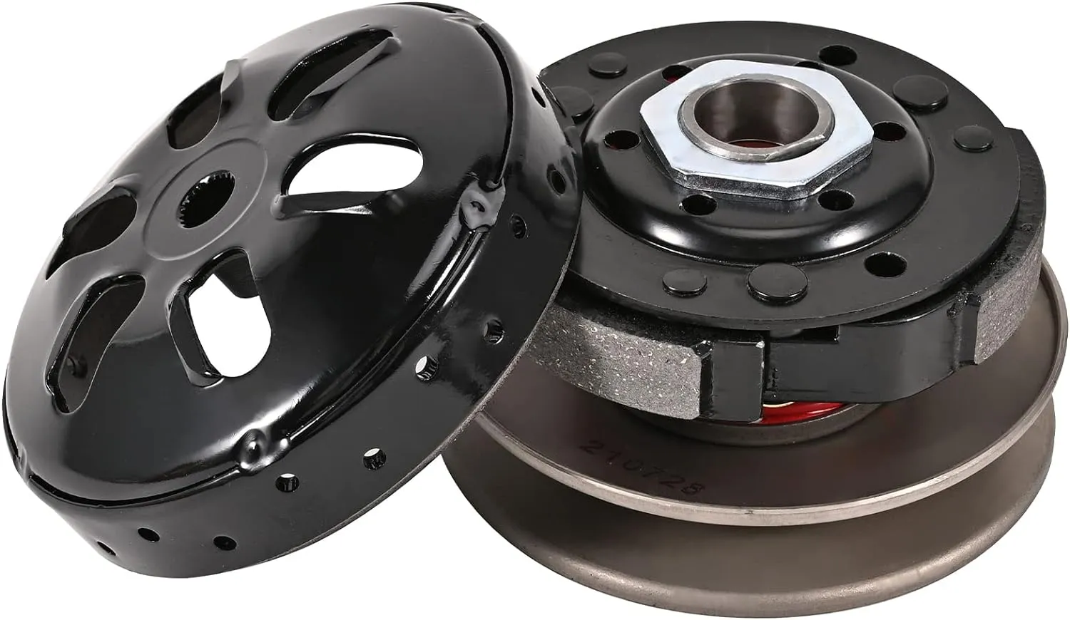 High Performance Racing Clutch Set for GY6 50cc 80cc 139QMB 147QMD Engine Scooter Moped ATV Go-Kart (GY6-50/80CC)