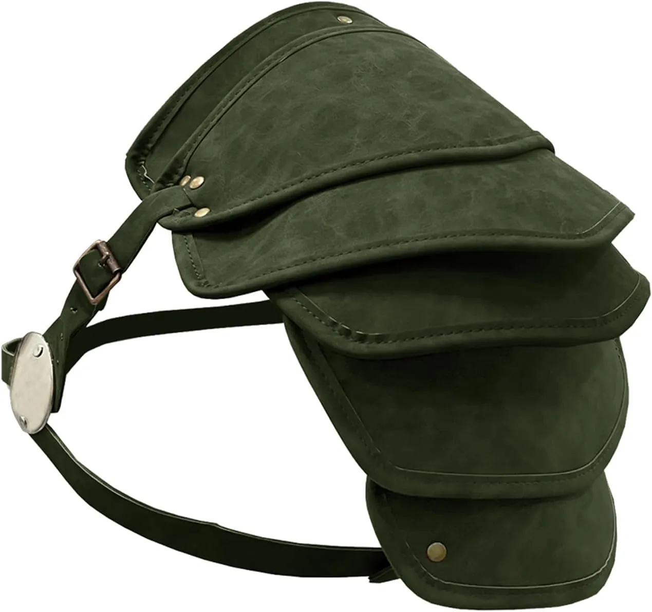 Historical Shoulder Armour Medieval PU Leather Shoulder Armour For LARP Viking Knights Costume Warrior Armor