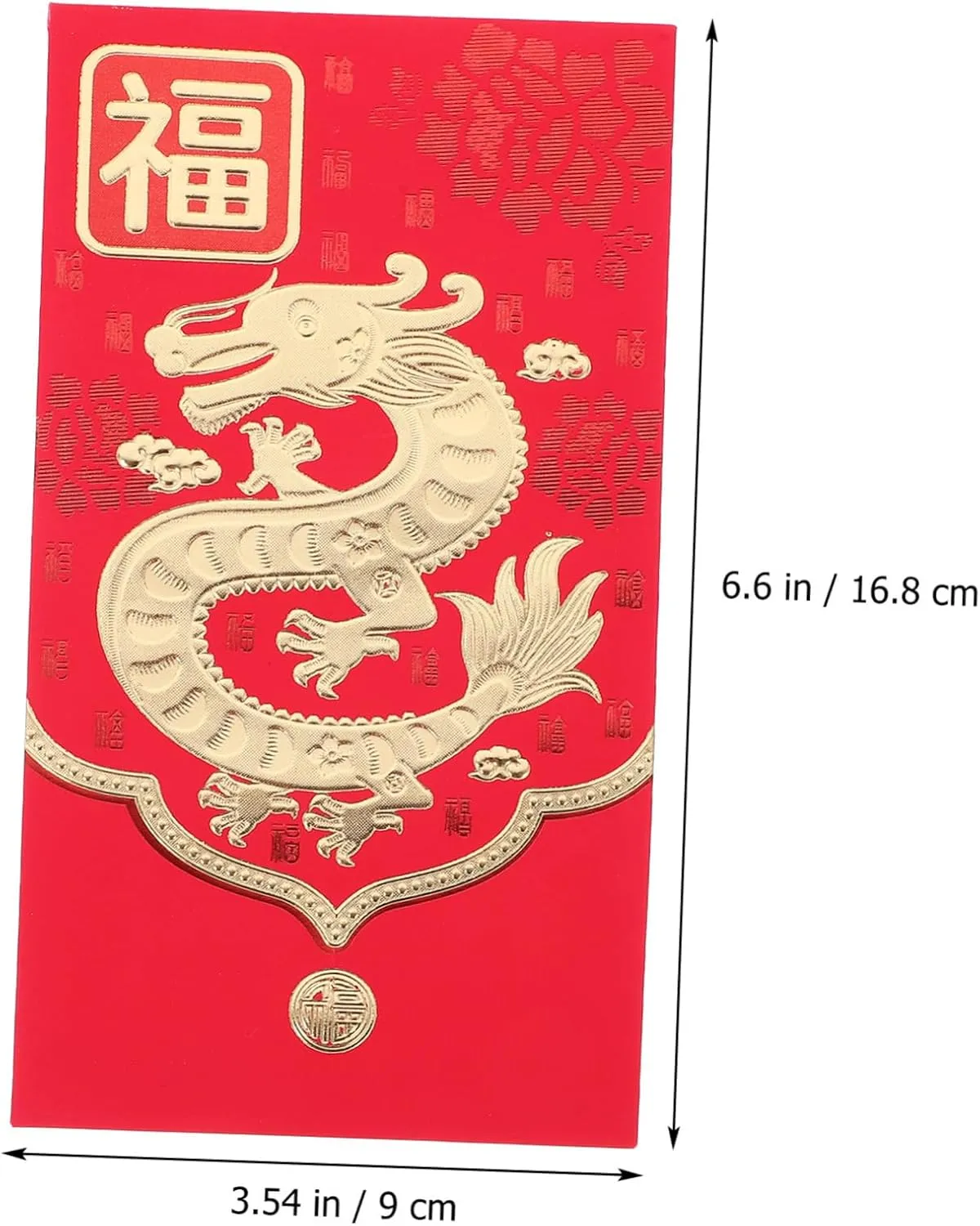 Home Seeker 30 Envelopes New Year Envelopes Red Money Pocket Year Dragon Red Envelope 2024 Money Bag Festival Red Envelope Dragon Pattern Envelope Wallet 3D Paper Home Pool
