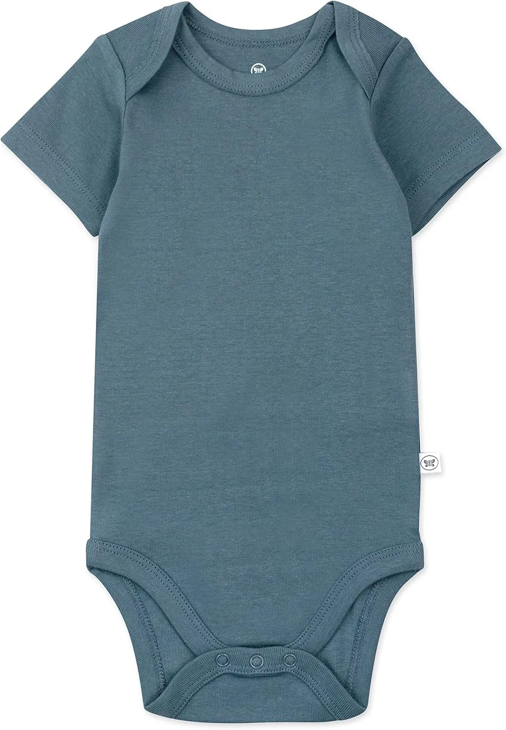 HonestBaby 5-pack Short Sleeve Bodysuits One-piece 100% Organic Cotton for Infant Baby Boys