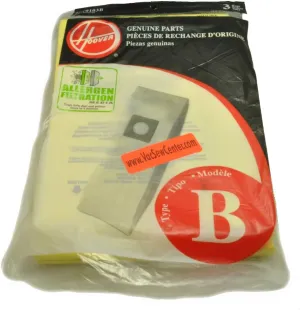 Hoover Upright Vacuum Cleaner Type B Bags