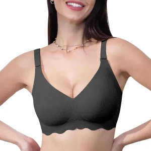 HORISUN Comfortable Wireless T Shirt Bra Seamless No Show Full Coverage Bras for Women