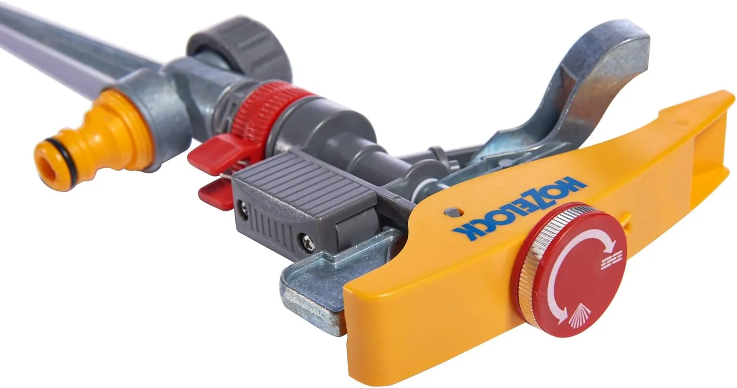 Hozelock - Pulsating Sprinkler Plus 450 m² : Large-Area Spray Sprinkler, Fully Adjustable, Water Small to Large Circles, Perfect for Lawns and Established Plants [2550 0000]