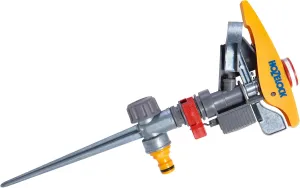 Hozelock - Pulsating Sprinkler Plus 450 m² : Large-Area Spray Sprinkler, Fully Adjustable, Water Small to Large Circles, Perfect for Lawns and Established Plants [2550 0000]