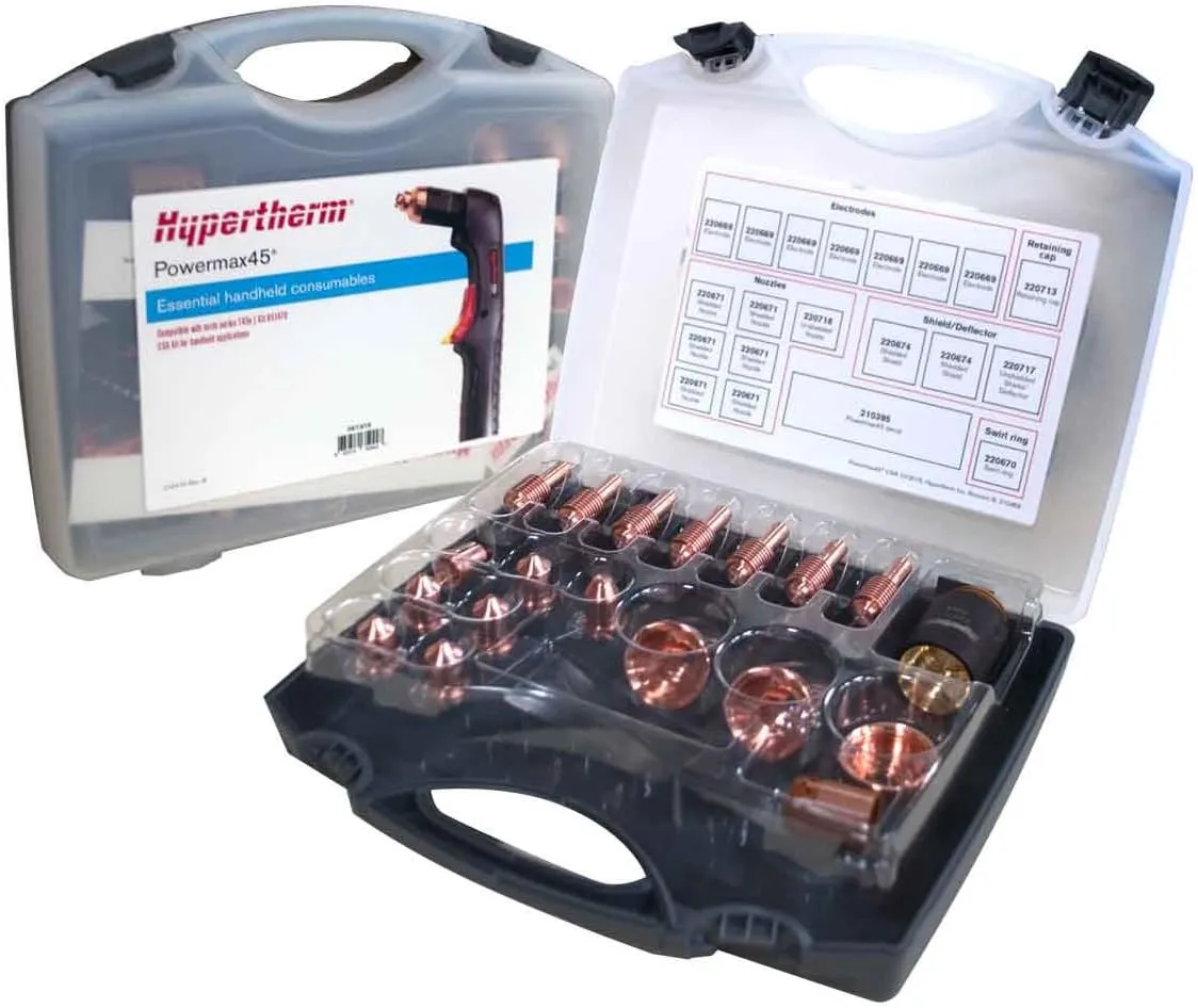 Hypertherm Powermax45 CSA Essential Handheld Cutting Consumable kit