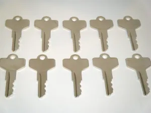 Ilco 10 Keys DO18 Fits Allen Bradley Elec Switch Keyed Switches D018 Cut Work Panel Out of The Envelope Keys