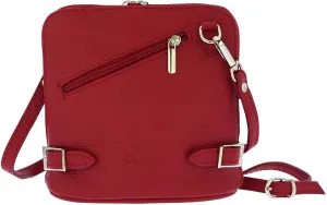 Italian Genuine Leather Crossbody Bag Clutch Handbag For Women