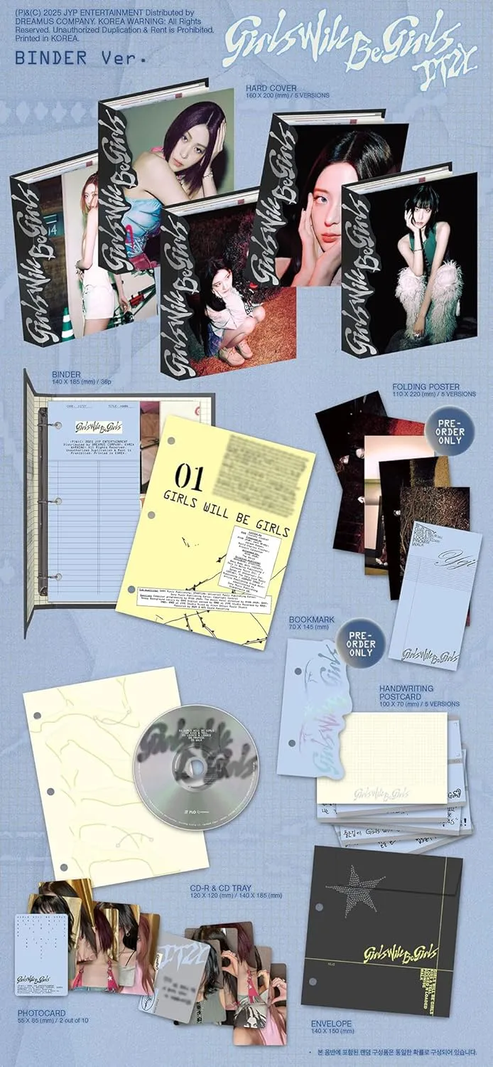IT'ZY - 10th Mini Album [Girls Will Be Girls] Binder Ver. (LIA)