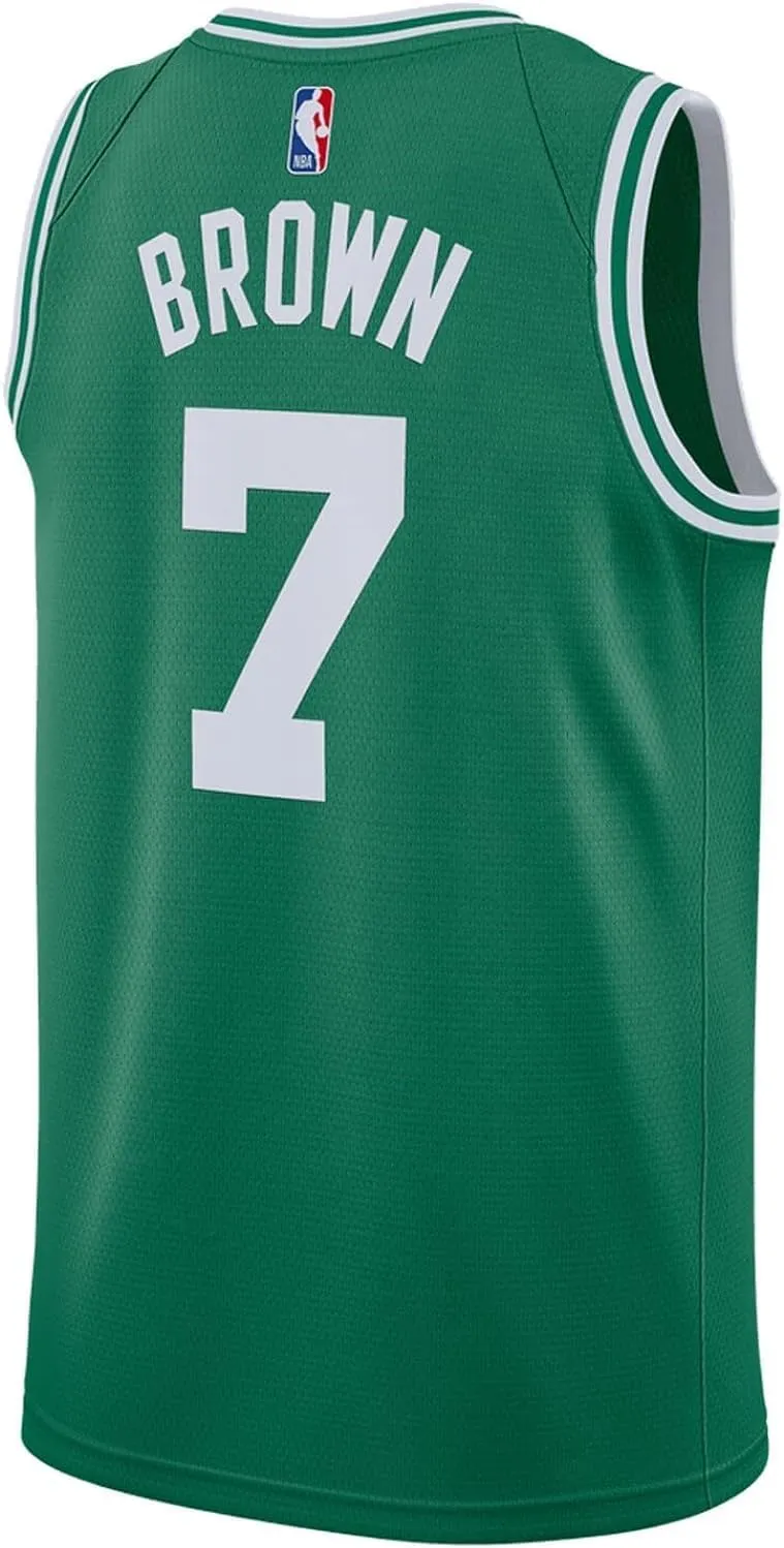 Jaylen Brown Boston Celtics NBA Kids Youth 8-20 Green Icon Edition Swingman Jersey