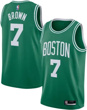 Jaylen Brown Boston Celtics NBA Kids Youth 8-20 Green Icon Edition Swingman Jersey