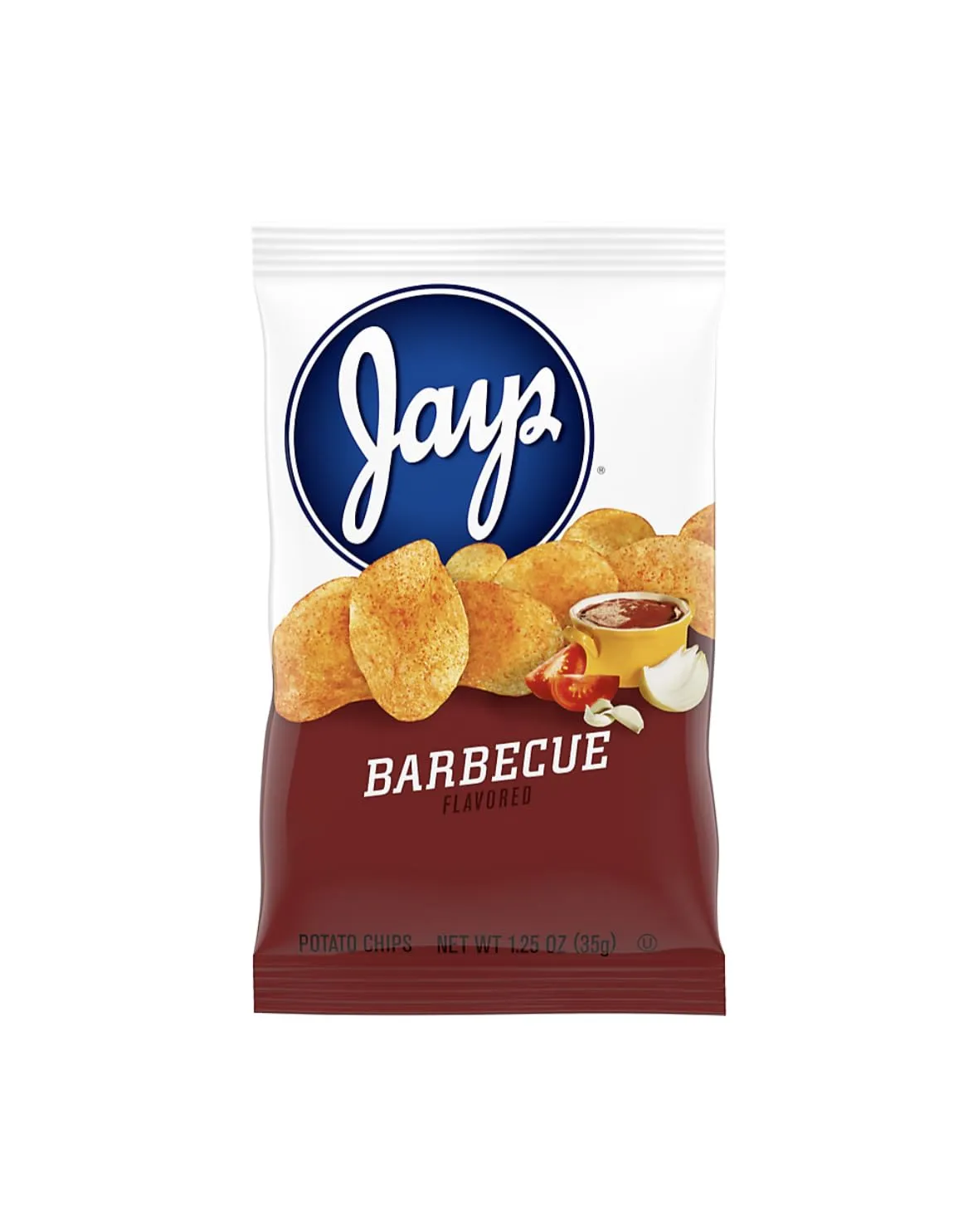 JAY'S BARBEQUE Potato Chips A Chicago Original 10 Pack 1.25oz bags