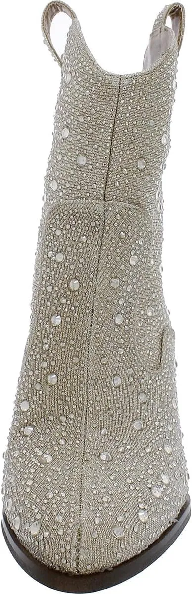 Jessica Simpson Womens Cissely Embellished Western Cowboy, Western Boots