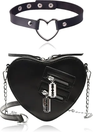 JeVenis Gothic Purse Novelty Purse Gothic Purse Bags Goth Crossbody Bag Gothic Shoulder Bag Gothic Bags Purses Halloween Purse