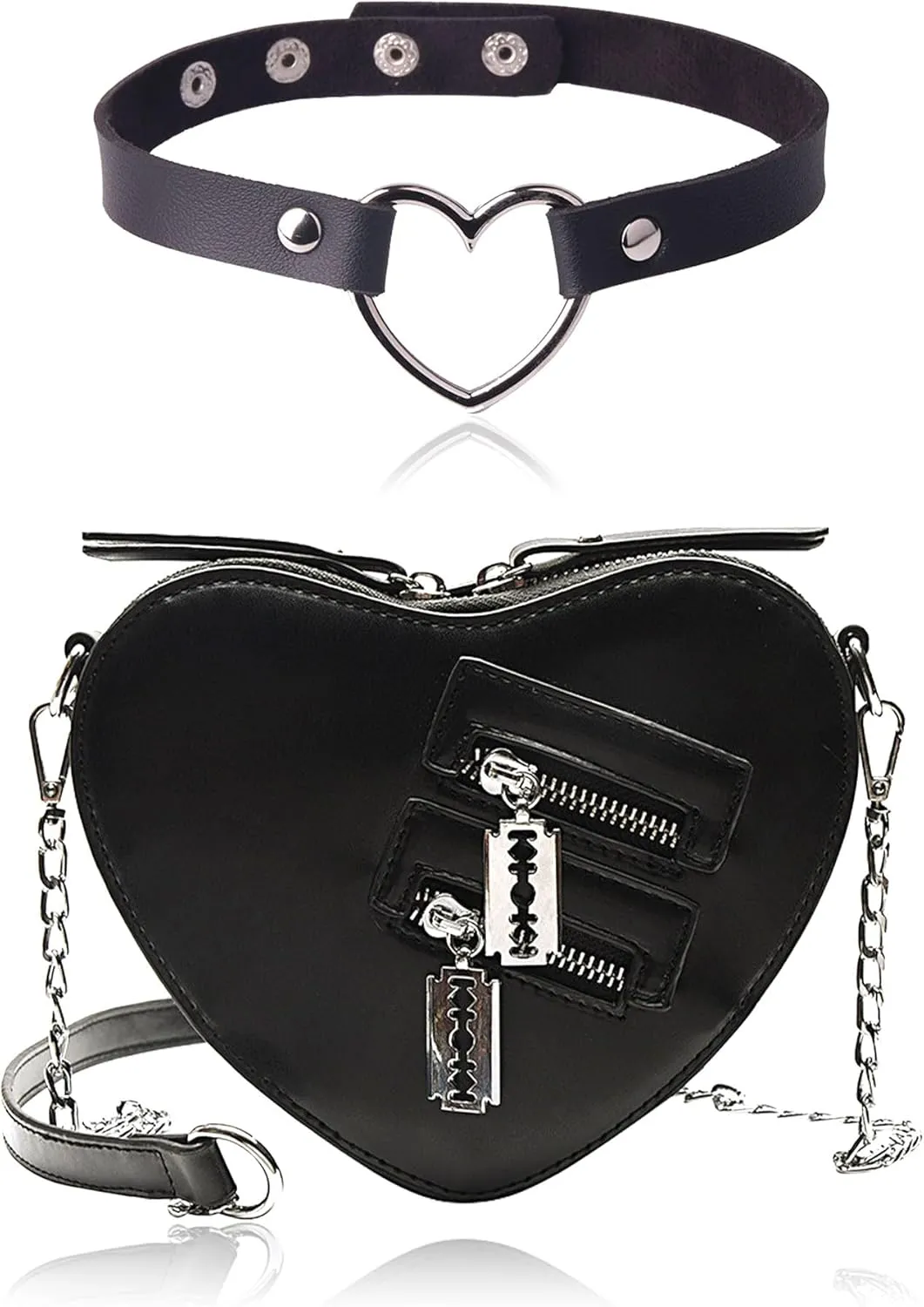 JeVenis Gothic Purse Novelty Purse Gothic Purse Bags Goth Crossbody Bag Gothic Shoulder Bag Gothic Bags Purses Halloween Purse