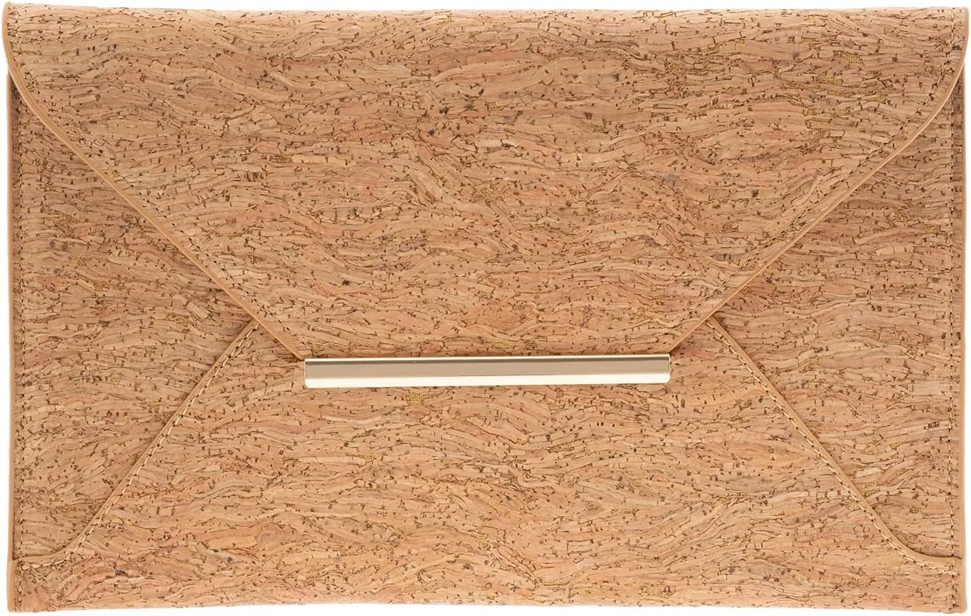 JNB Cork Envelope Flat Clutch