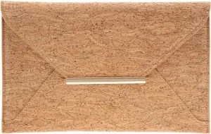 JNB Cork Envelope Flat Clutch