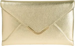 JNB Faux Leather Envelope Clutch Purse