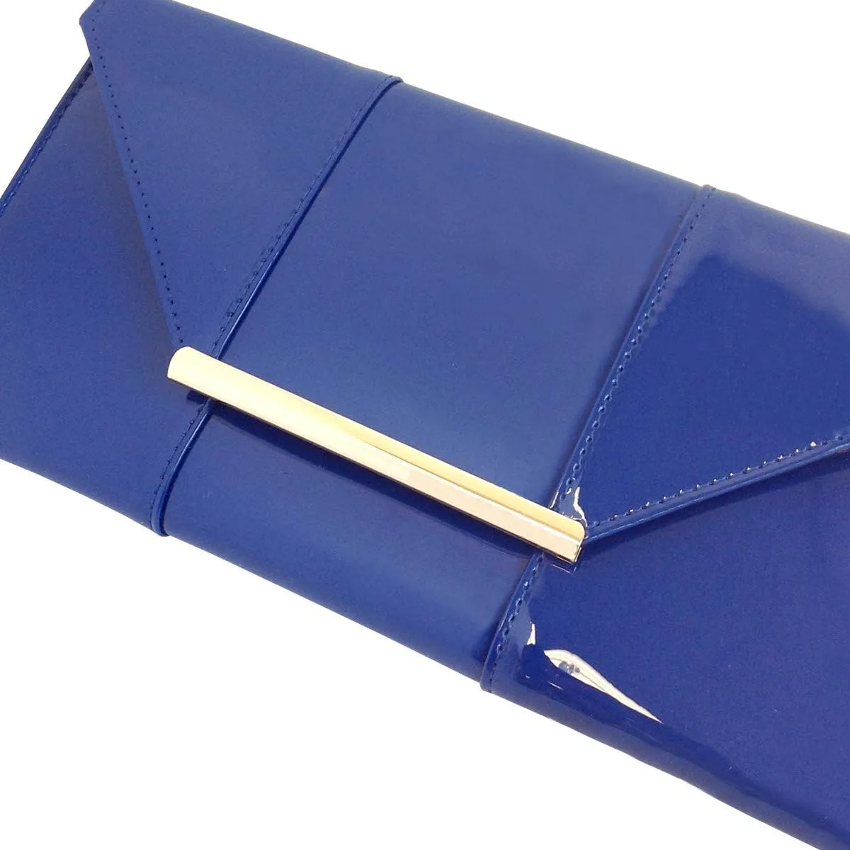 JNB Faux Patent Leather Envelope Candy Clutch