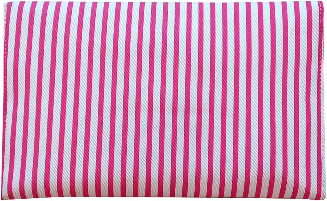 JNB Stone Accent Fabric Envelope Clutch