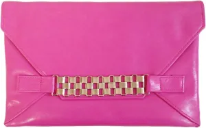 JNB Women's Slip-through Chain Envelope Clutch