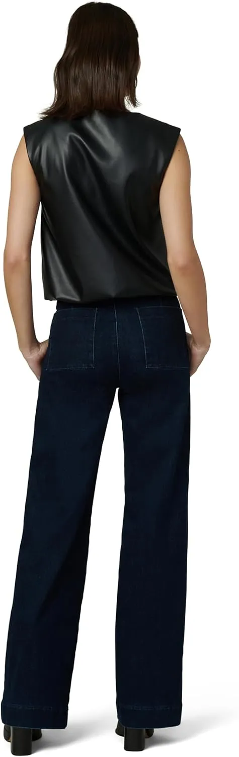 Joe's Women's The Maeve Vegan Leather Sleeveless Tee