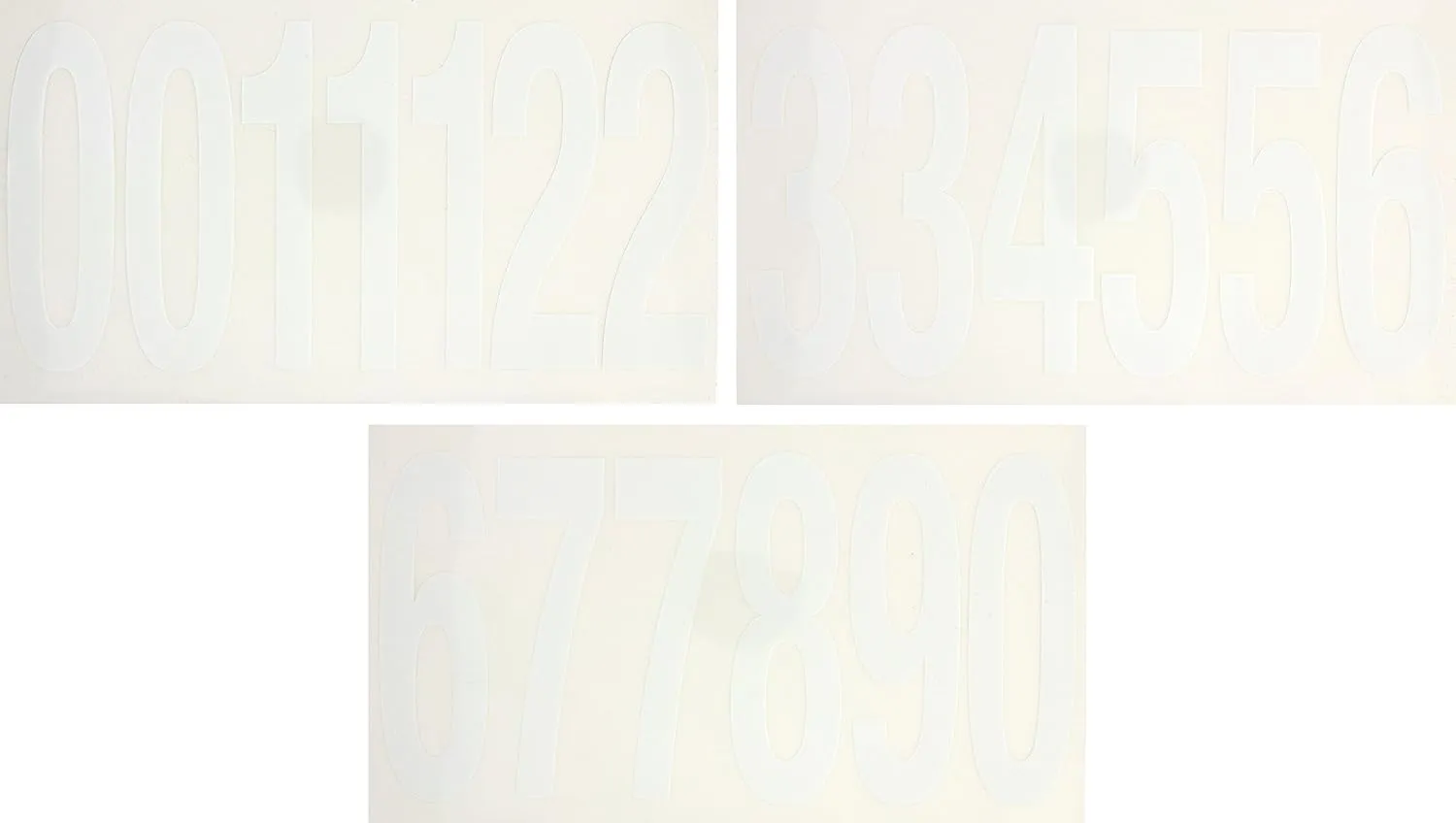 Jolee's Boutique 0015586842074 (Jolly Boutique) IOT 5IN Numbers WHT 50-40660, Other