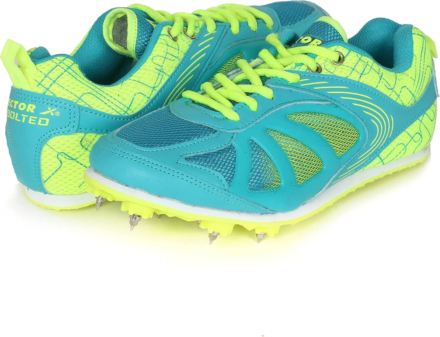 KD Vector Track Shoe Sprint Athletic Spike Long Jump Relay Running Shoe Hurdling (Size UK 2 - UK 10)