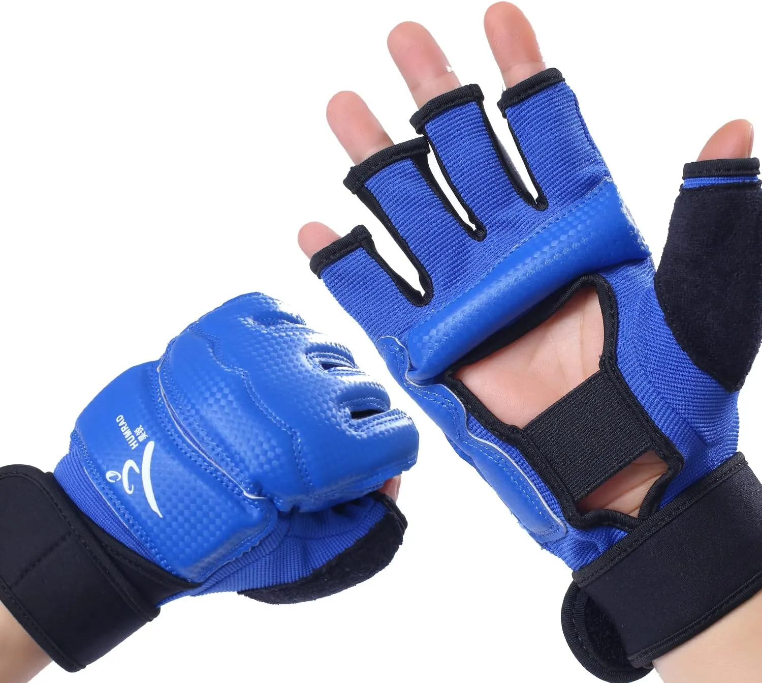 Kickboxing Sparring Gloves MMA Gloves for Men Women Half Finger Boxing Gloves Fighting Gloves Boxing Gloves for Punching Bag Training Gloves for Men Women