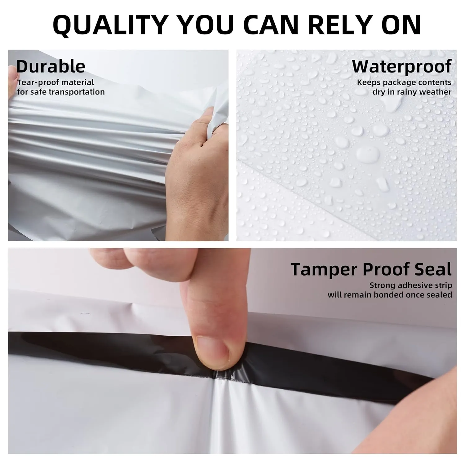 KKBESTPACK 14.5x19 Poly Mailers Shipping Envelope Self Sealing Bags (Pack of 100)