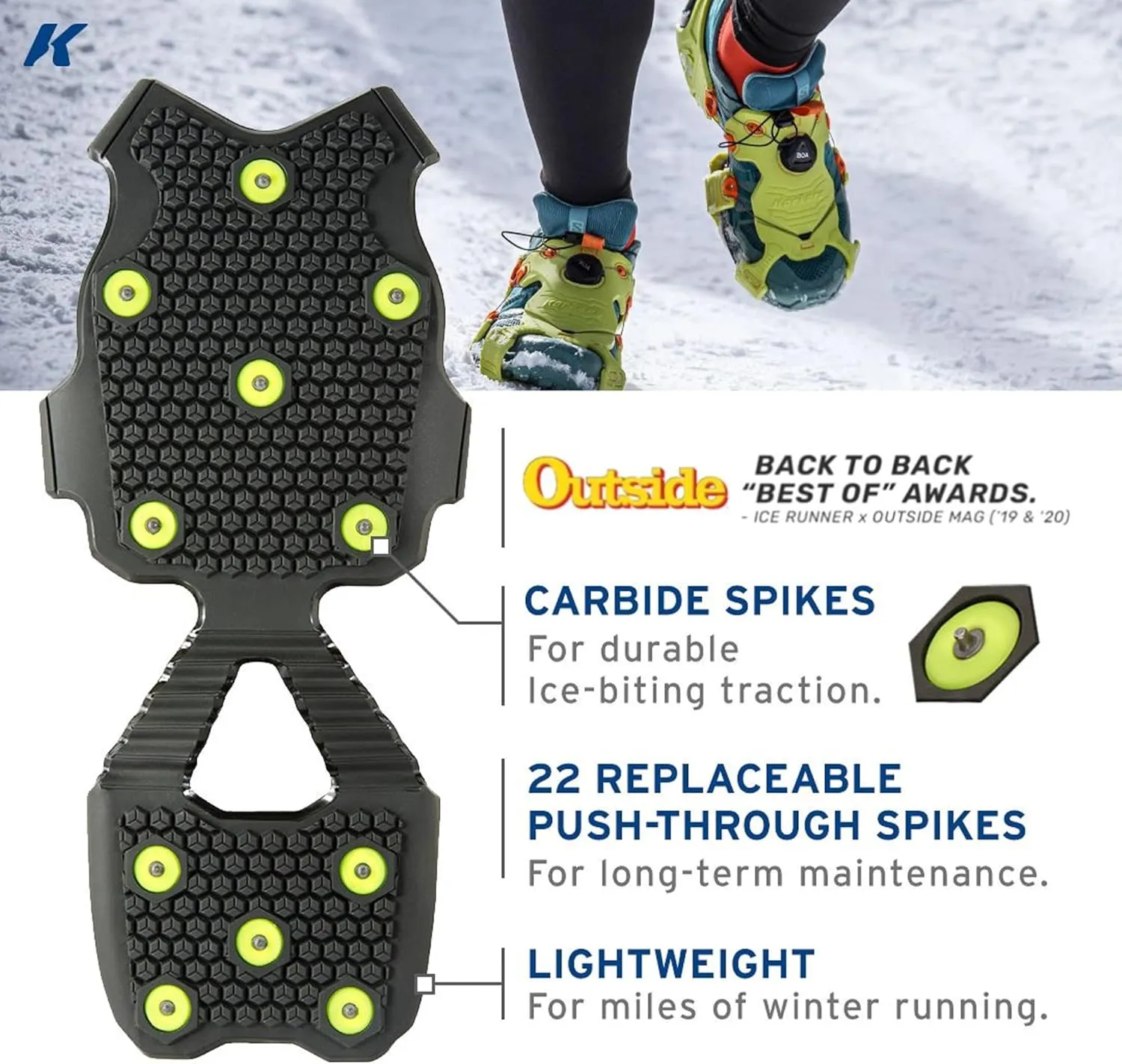 Korkers Unisex-Adult Spike