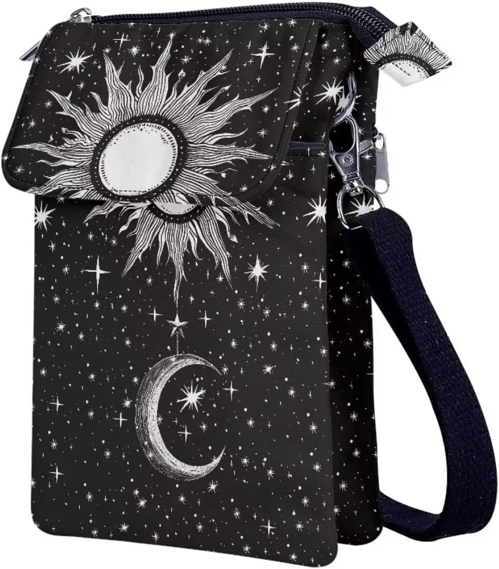 Kuiaobaty Crossbody Sling bag for Women Stylish Bags for Girls Outdoor Travel Zip Cloth Bag Cellphone Storage Purse