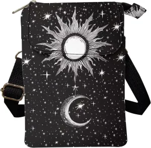 Kuiaobaty Crossbody Sling bag for Women Stylish Bags for Girls Outdoor Travel Zip Cloth Bag Cellphone Storage Purse