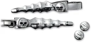 Kuryakyn 1058 Motorcycle Handlebar Accessory: Zombie Clutch and Brake Trigger Levers for 2008-16 Harley-Davidson Motorcycles with Cable Clutch, Chrome, 1 Pair