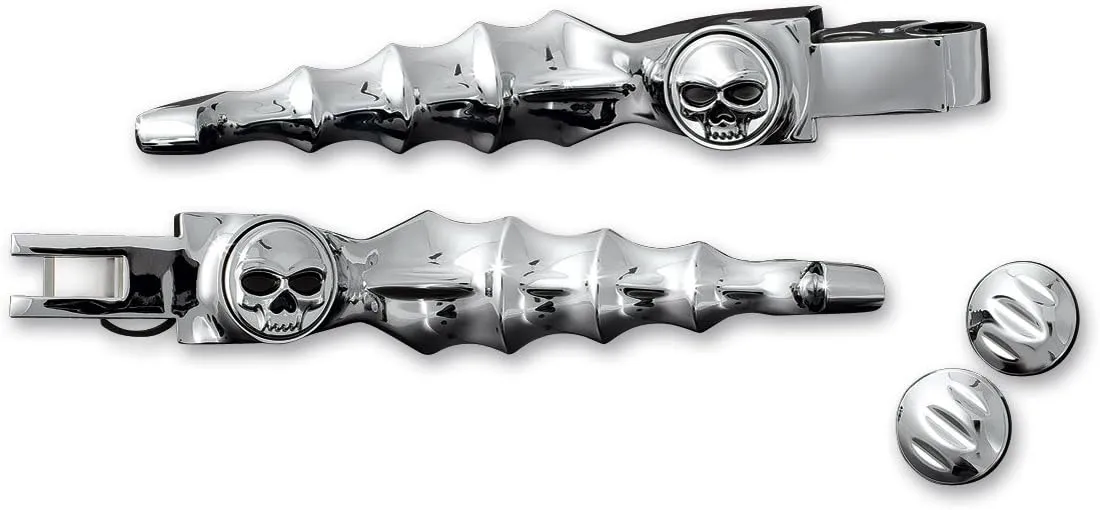 Kuryakyn 1058 Motorcycle Handlebar Accessory: Zombie Clutch and Brake Trigger Levers for 2008-16 Harley-Davidson Motorcycles with Cable Clutch, Chrome, 1 Pair